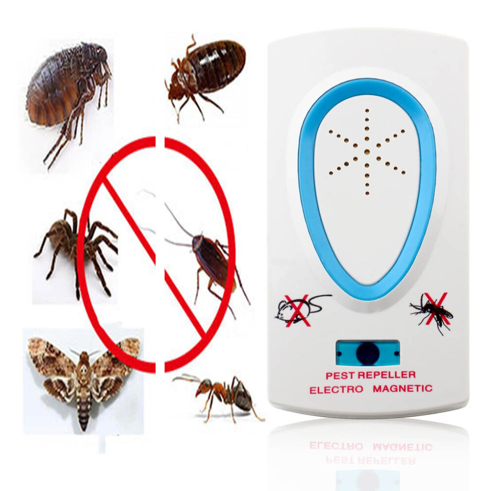 EU Ultrasonic Electronic Repellent Pest Mouse Bug Mosquito Repeller