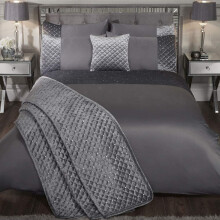 Emma Barclay Glamour Duvet Set Double Bed Silver
