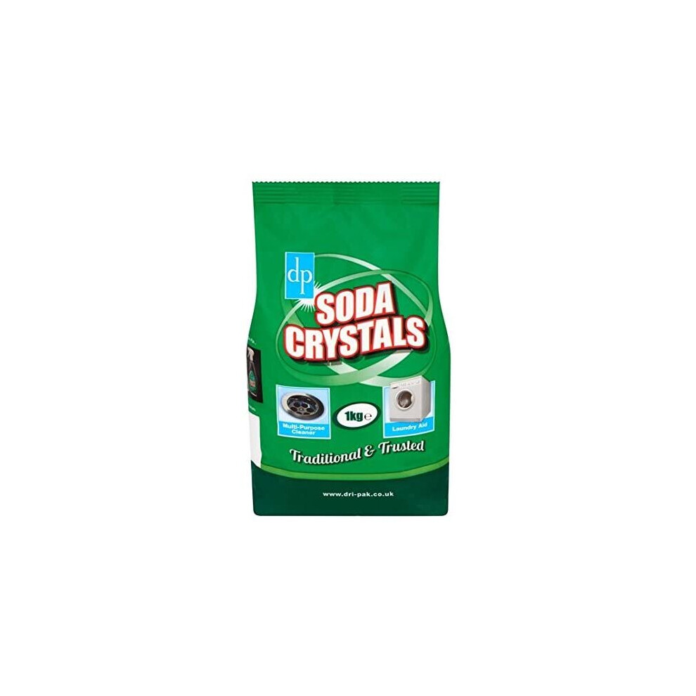 DP Soda Crystals 1kg - Powerful Sodium Carbonate Decahydrate for Cleaning and Disinfection