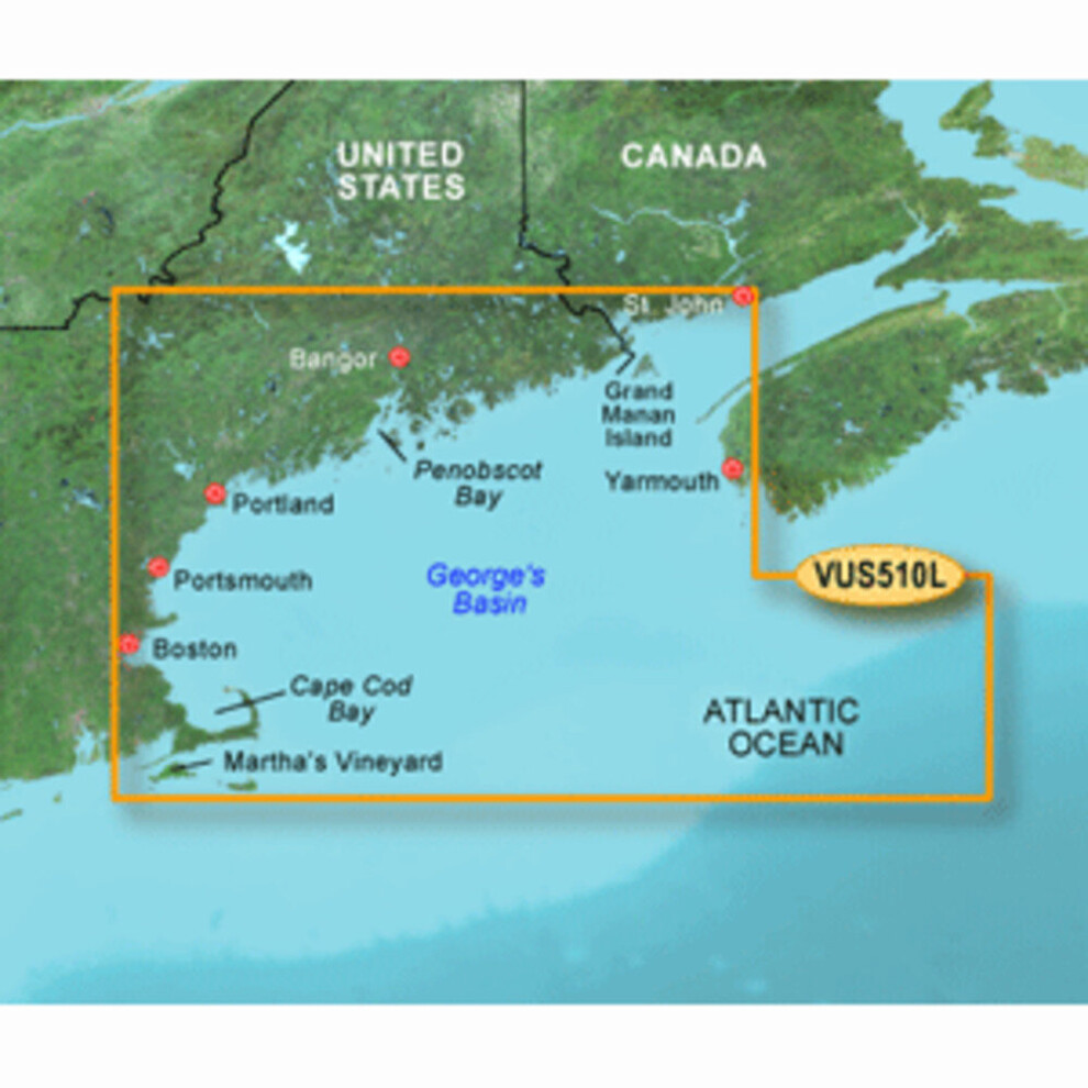 Garmin BlueChart® g3 Vision® HD - VUS510L - St. John - Cape Cod - microSD&trade;/SD&trade;