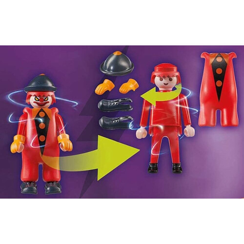 PLAYMOBIL Playmobil Multicolour Scooby-Doo! Adventure With Ghost Clown Playset 2