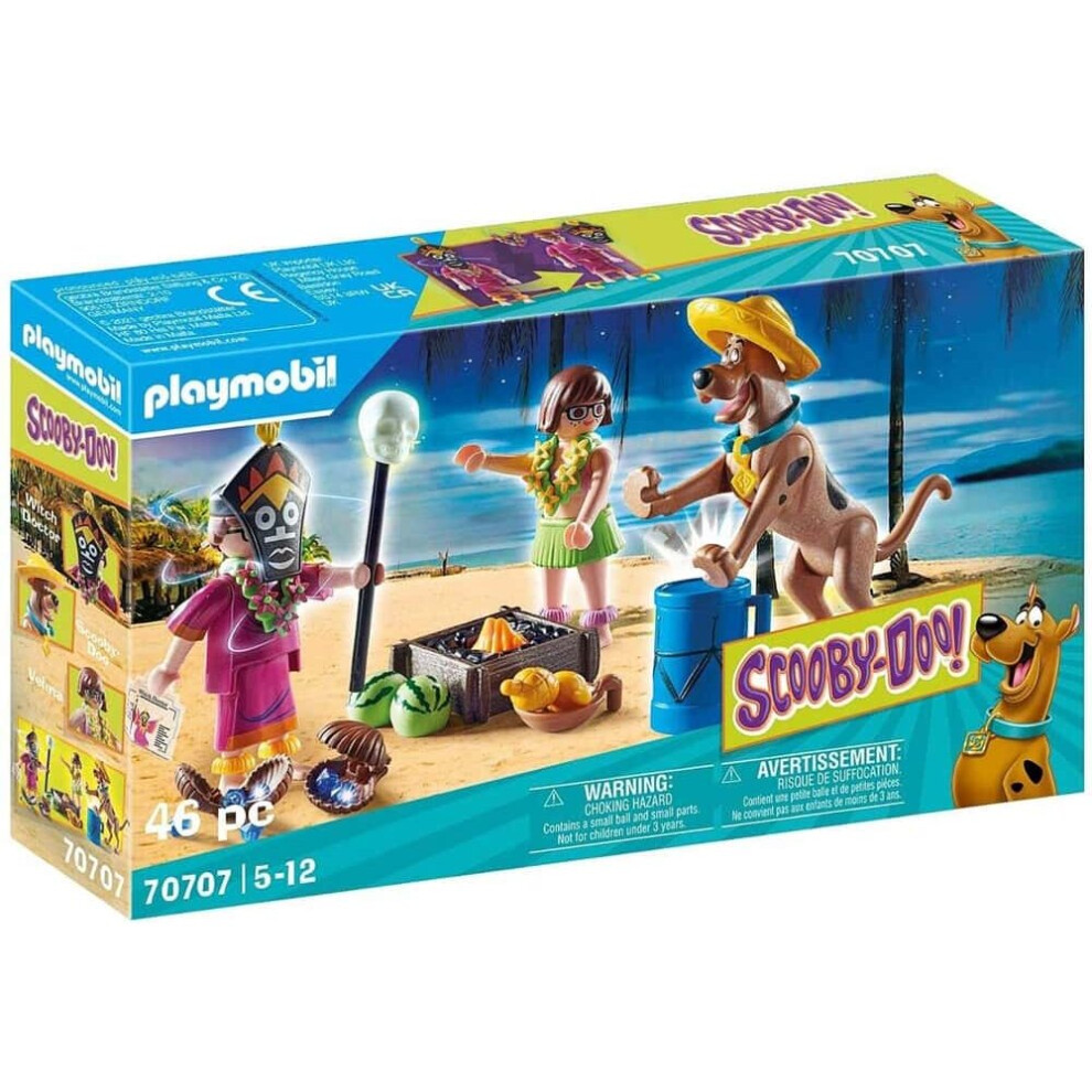 Playmobil Multicolour Scooby-Doo! Adventure With Witch Doctor Playset