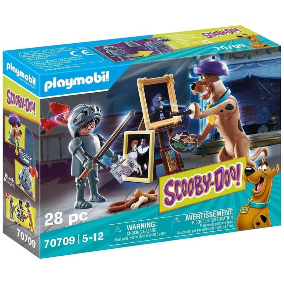 Playmobil Multicolour Scooby-Doo! Adventure With Knight Playset Black