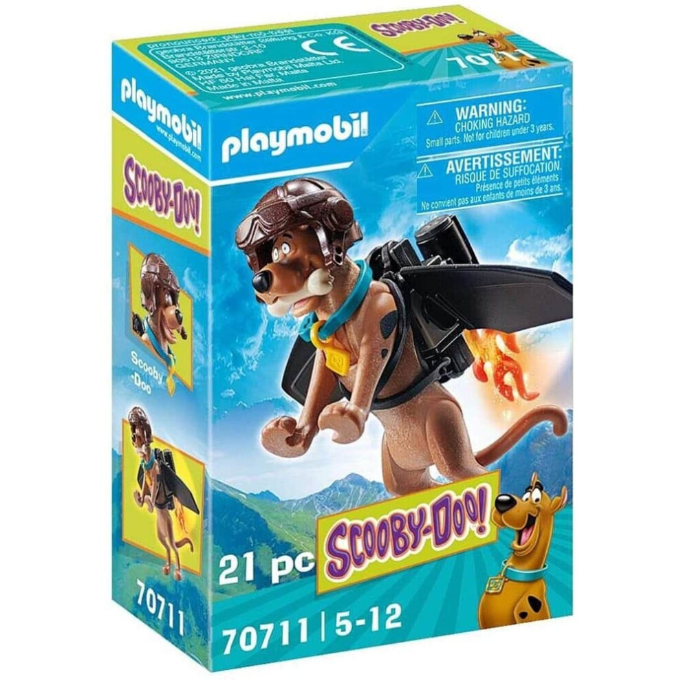 Playmobil Multicolour Scooby-Doo! Collectible Pilot Figure Playset