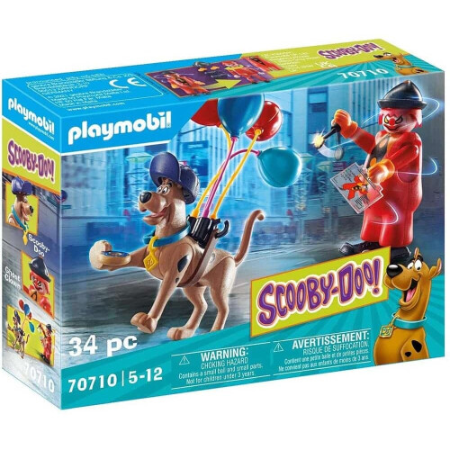 PLAYMOBIL Playmobil Multicolour Scooby-Doo! Adventure With Ghost Clown Playset