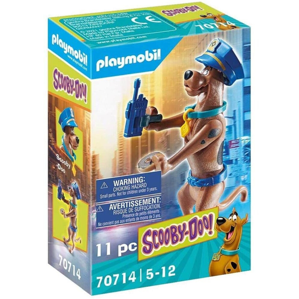 Playmobil Multicolour Scooby-Doo! Collectible Police Figure Playset