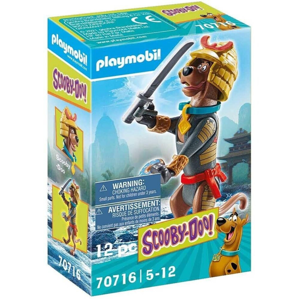 Playmobil Multicolour Scooby-Doo! Collectible Samurai Figure Playset