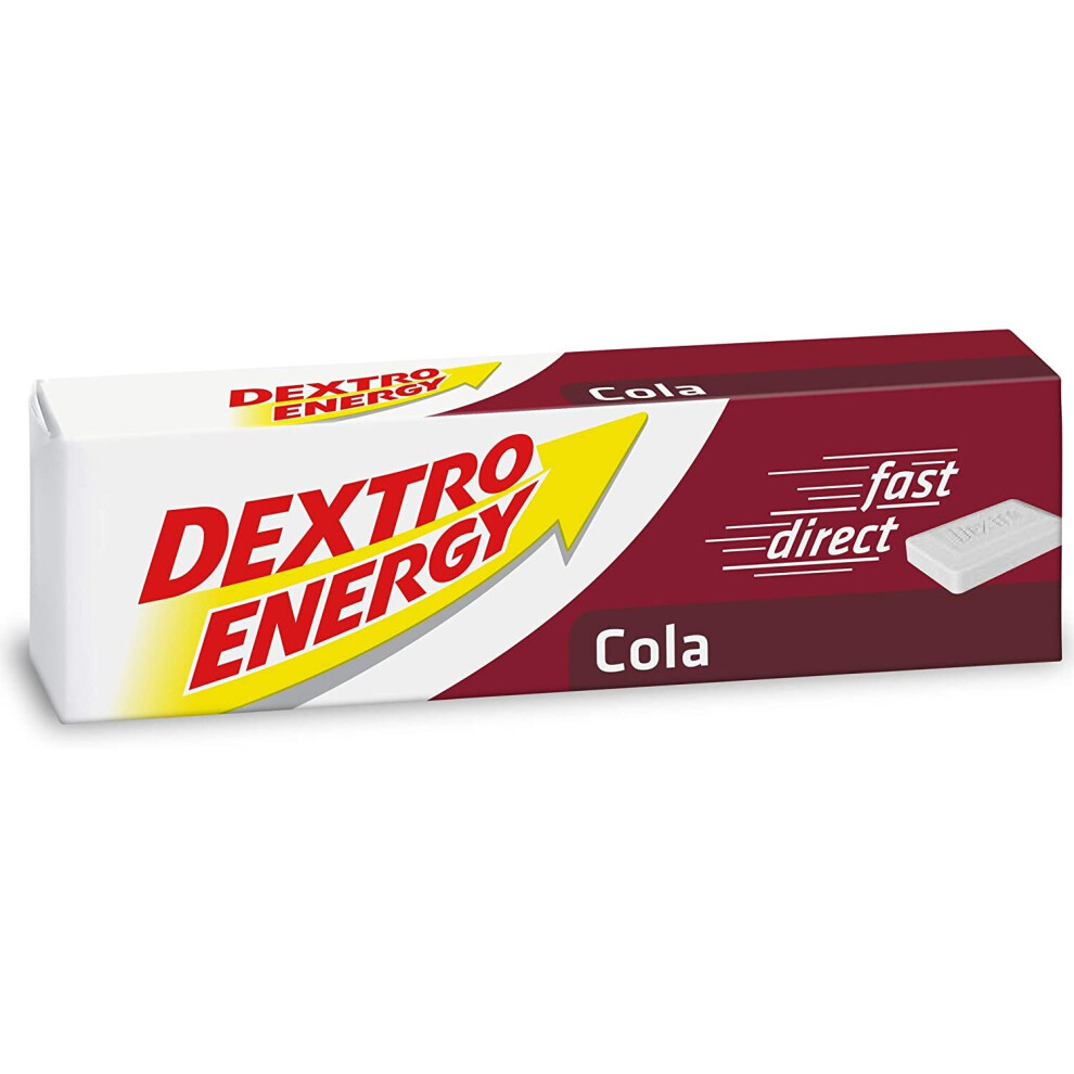 Dextro Energy Cola Glucose Tablets, 47 g, 24 Packs, Energy Tablets, for a Quick Burst of Glucose