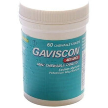 GAVISCON Advance Mint CHEWABLE Tablets 60 Pack (Mint)