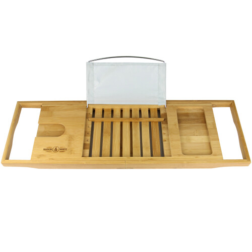 Extendable Bamboo Bath Caddy | M&W 1