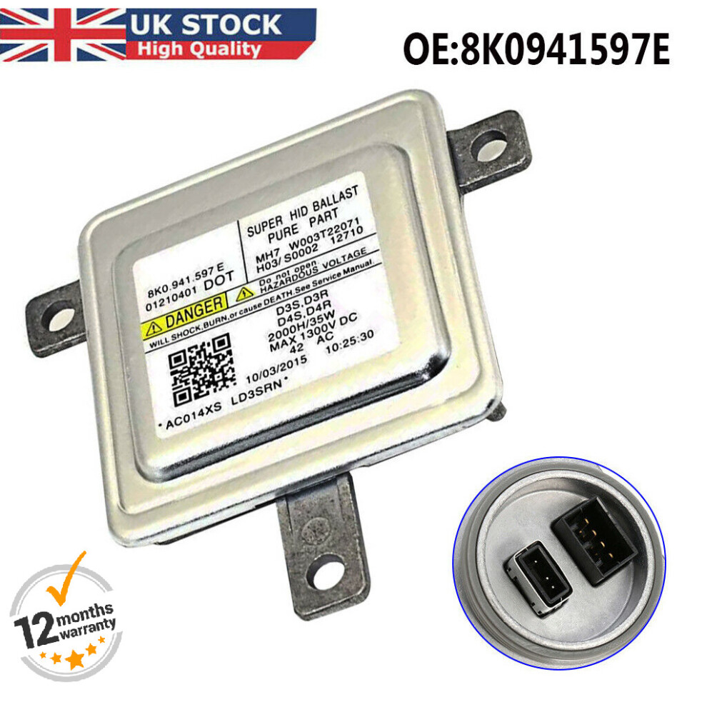Xenon Ballast Hid Unit 8K0941597 C E Audi Vw Skoda Porsche 2048703226 7625932307831