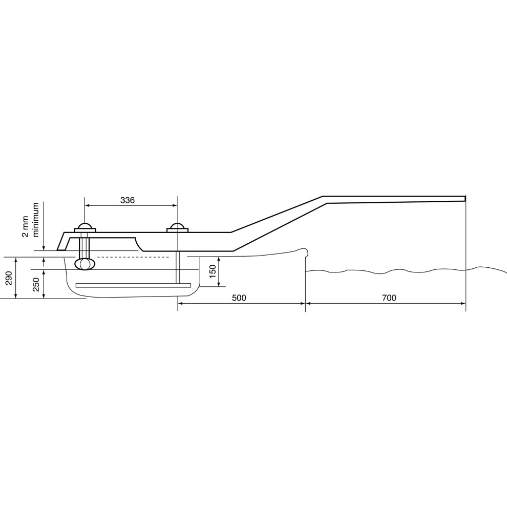 Certikin Kestral Wooden Fulcrum Pad (SPC369)