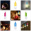Ranpo (Yellow) LED Pull Cord Light Bulb Camping Tent Reading Room Decorative Lamp White 12