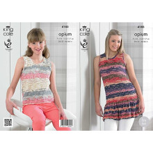 KING COLE KNITTING PATTERN 4185