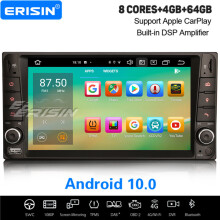 8-Core Android 10.0 Car Stereo DAB+ Sat Nav Bluetooth For Toyota Corolla Camry Hilux Vitz Vios Hiace RAV4 Prado
