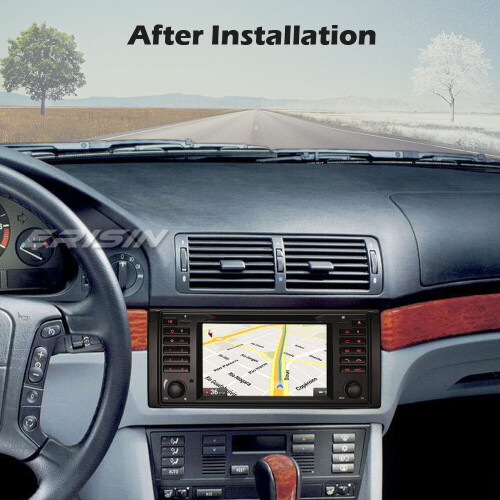 8-Core Android 10.0 Car Stereo DAB+ DSP CarPlay WiFi Bluetooth Sat Nav For BMW 5er E39 X5 E53 M5 2