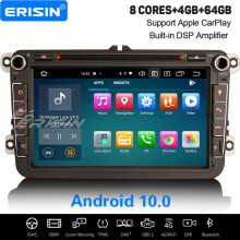 8" Android 10.0 8-Core Car Stereo DAB+ DSP CarPlay Sat Nav For VW Golf 5/6 Passat Caddy Polo Tiguan Skoda Seat
