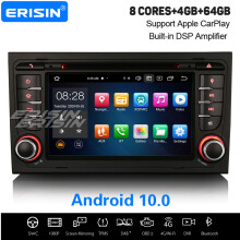 8-Core Android 10.0 DSP Car Stereo DAB+ WiFi CarPlay Sat Nav For AUDI A4 S4 RS4 8E 8F B9 B7 RNS-E SEAT EXEO