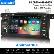 8-Core Android 10.0 DSP Car Stereo DAB+ Sat Nav WiFi BT CarPlay For BMW 3er E46 325 M3 Rover 75 MG ZT