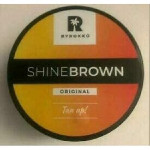 Byrokko SHINE BROWN Premium Tanning Accelerator Cream 1 TUB x 190ml