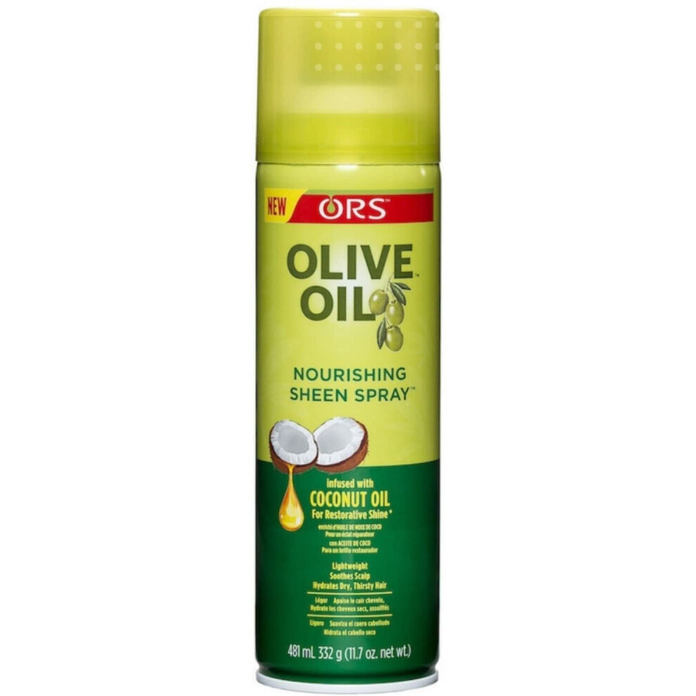 Ors Olive Oil Sheen Spray Infused With Coconut 472Ml/11.7Oz