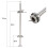 Living And Home (Corner Post(With Top Rail Saddle)) Stainless Steel Glass Balustrade Railing Posts Clamp 2