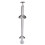 Living And Home (Corner Post(With Top Rail Saddle)) Stainless Steel Glass Balustrade Railing Posts Clamp 1