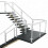 Living And Home (Corner Post(With Top Rail Saddle)) Stainless Steel Glass Balustrade Railing Posts Clamp 6