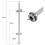 Living And Home (End Post(With Top Rail Saddle)) Stainless Steel Glass Balustrade Railing Posts Clamp 3