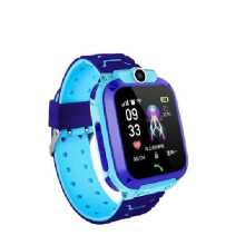 (Blue, English Version) Children's Smart Watch SOS Phone Smart Watch with Sim Card, Waterproof IP67 for Android and IOS