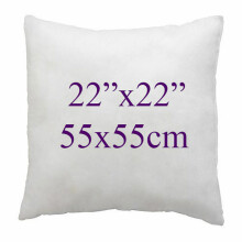 (Pack of 4, 22x22'') Hollowfiber Cushion Pads Insert Filler Inner Scatters Deep Filled Plump Cushions Available in Packs 12" 14" 16" 18" 20" 22" 24" 26"