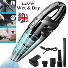 120W Portable Vehicle Vaccum Car Vacuum Cleaner Hoover Hand Held Wet&Dry Van