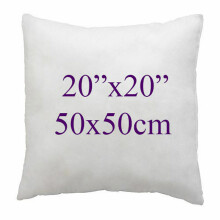 (Pack of 2, 20x20'') Hollowfiber Cushion Pads Insert Filler Inner Scatters Deep Filled Plump Cushions Available in Packs 12" 14" 16" 18" 20" 22" 24" 26"