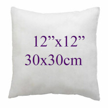 (Pack of 2, 12x12'') Hollowfiber Cushion Pads Insert Filler Inner Scatters Deep Filled Plump Cushions Available in Packs 12" 14" 16" 18" 20" 22" 24" 26"