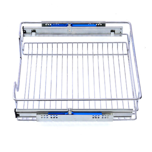 Living And Home (600mm, 2pcs) Kitchen Pull Out Wire Baskets Base Storage Unit 2