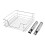 Living And Home (400mm, 2pcs) Kitchen Pull Out Wire Baskets Base Storage Unit 4