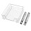 Living And Home (500mm, 1pc) Kitchen Pull Out Wire Baskets Base Storage Unit 3