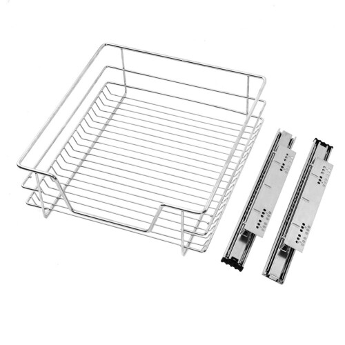 Living And Home (500mm, 1pc) Kitchen Pull Out Wire Baskets Base Storage Unit 2