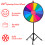 Gymax Table Prize Wheel 24 Desktop Spinning Wheel 14 Slots Dry Erase 5