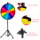 Gymax Table Prize Wheel 24 Desktop Spinning Wheel 14 Slots Dry Erase 4