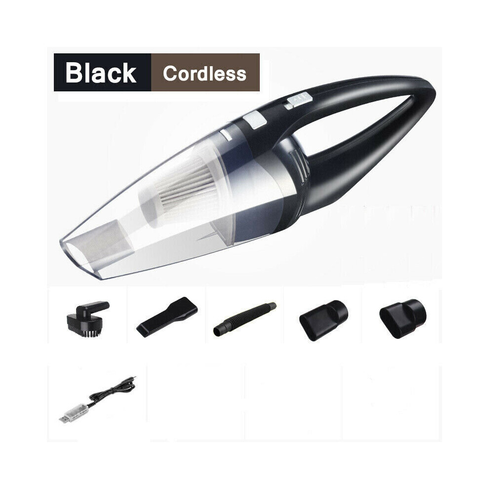 Alzsell Black (Black) Handheld Cordless Vacuum Cleaner Rechargeable Hoover