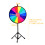 Gymax Table Prize Wheel 24 Desktop Spinning Wheel 14 Slots Dry Erase 11