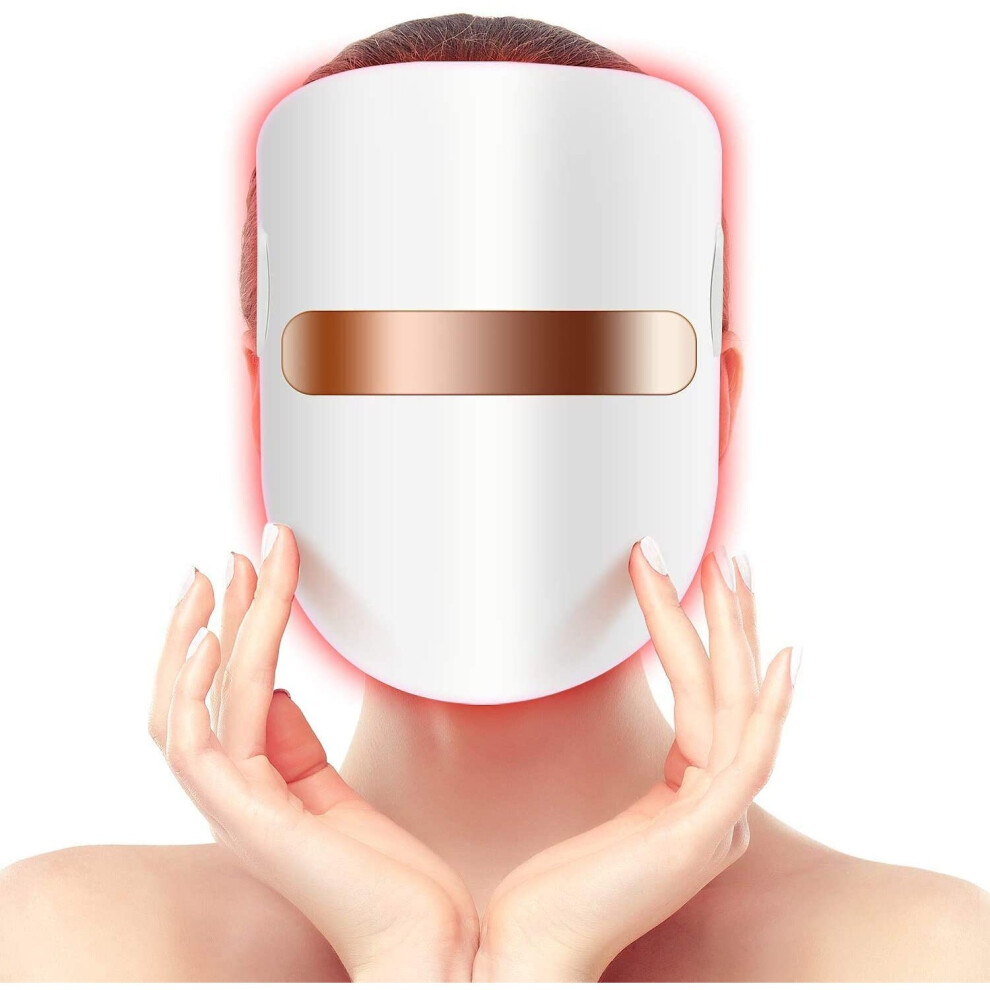 Hangsun Light Therapy Acne Treatment LED Mask FT350 Facial Therapy Unlimited Sessions for Acne Face Skin Treatment - Individually Lights of