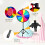 Gymax Table Prize Wheel 24 Desktop Spinning Wheel 14 Slots Dry Erase 6