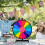 Gymax Table Prize Wheel 24 Desktop Spinning Wheel 14 Slots Dry Erase 9