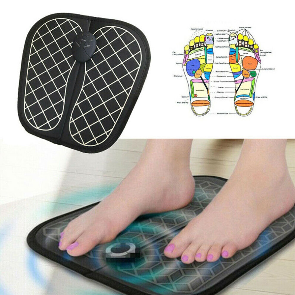 Foot Massager Mat Electric Feet Massage Blood Circulation Muscle Pain Relief