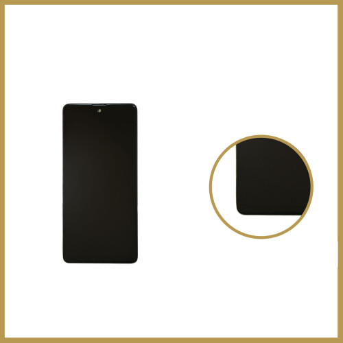 For Samsung Galaxy A71 SM-A715F LCD Display Screen Touch Digitizer Glass + Frame Black 2