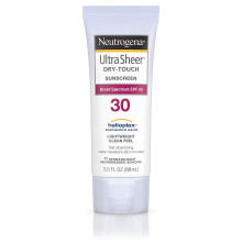 Neutrogena Ultra Sheer Dry-Touch Waterbestendig en Niet-Vettig Zonnescherm SPF 30, 3 fl. oz (3-pack)