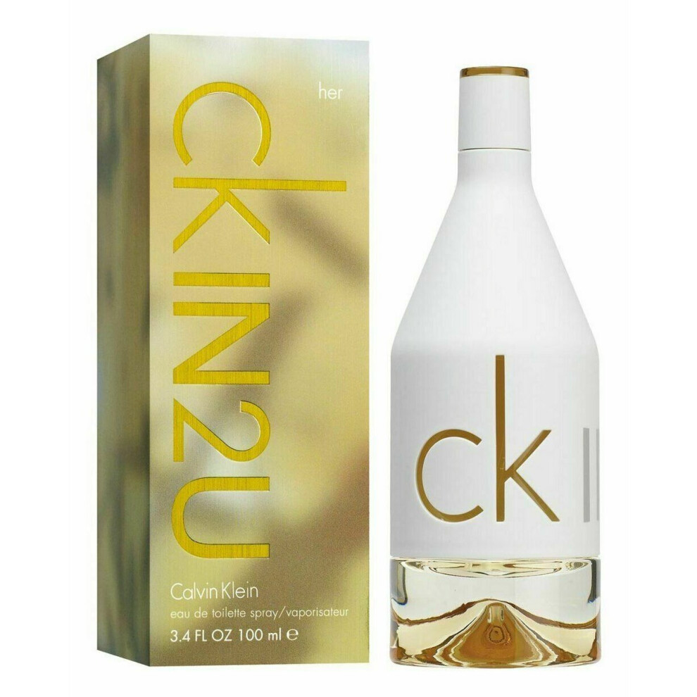 CK IN 2 U HER Calvin Klein 3.4 oz EDT eau de toilette Women Perfume NEW In BOX