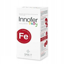 Innofer Baby – Elemental Iron Suspension (50 ml) for Infants: GRAS Safe, 69% Bioavailability, Gentle, Non-staining, No Metallic Aftertaste